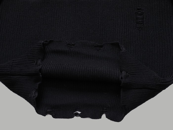 追跡付 グッチ n級品 連名Balenciaga旧破壊カスタムウールセーター