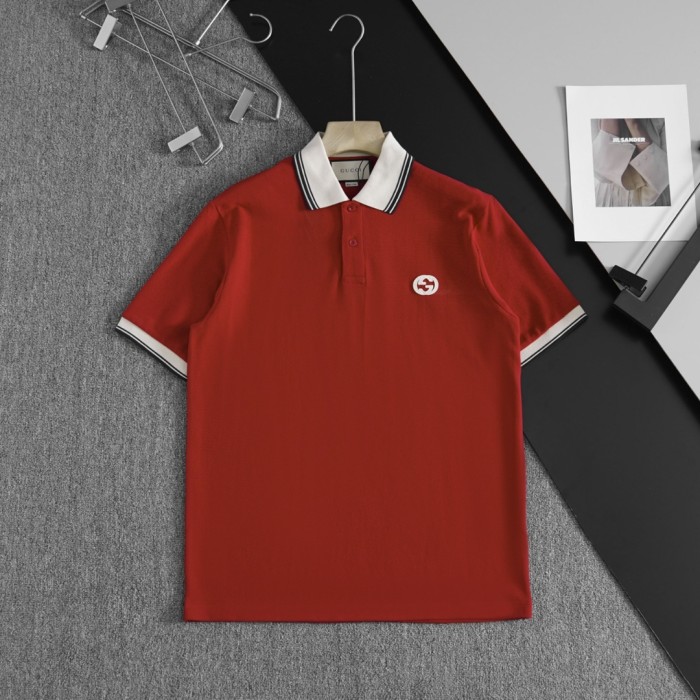 高品質 グッチ n級品 2024新作バックルダブルGコットンポロシャツTシャツ3色