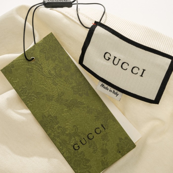 ★超人気 グッチ コピー GUCCI春夏新定番中定番肩のパッチワーク反射ダブルG半袖Ｔシャツ