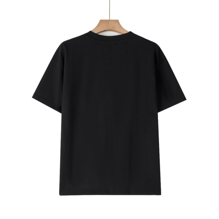 大人気 グッチ スーパーコピー GUCCI24春先の新作Tシャツピンクのアルファベット刺繍ロゴ柄半袖Ｔシャツ