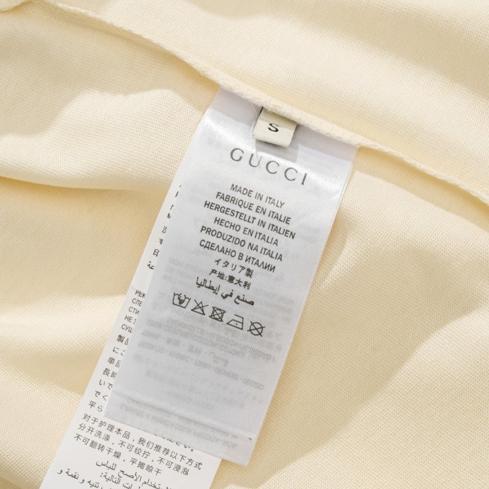 ★超人気 グッチ コピー GUCCI春夏新定番中定番肩のパッチワーク反射ダブルG半袖Ｔシャツ