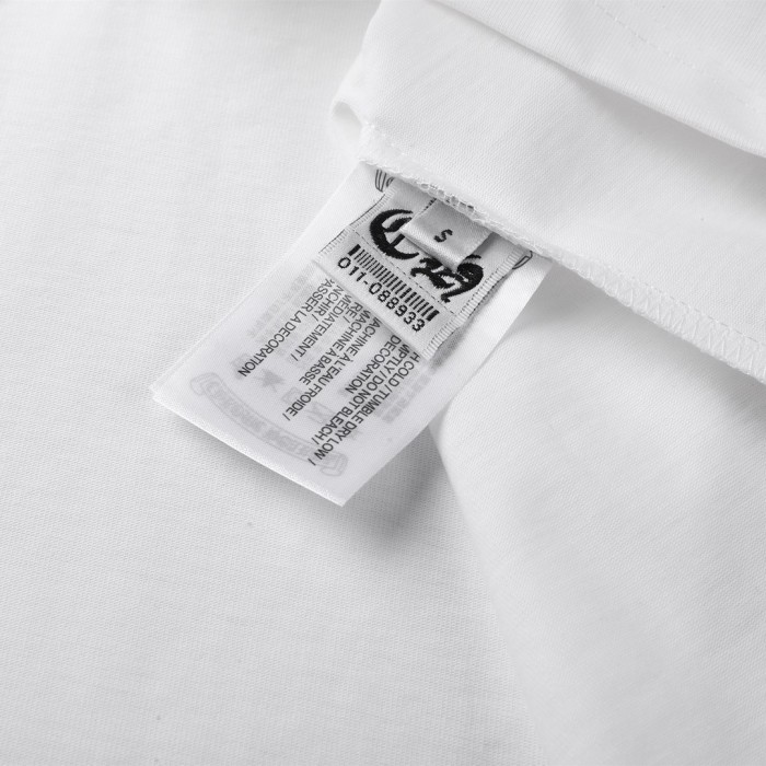 【限定】クロムハーツ 偽物通販 2024新作スカルヘッドレトロ半袖Tシャツ