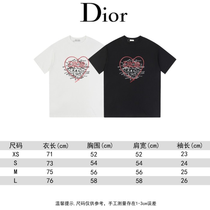 追跡付 ディオール 激安偽物 24 ssコーナー同丸首半袖Tシャツ