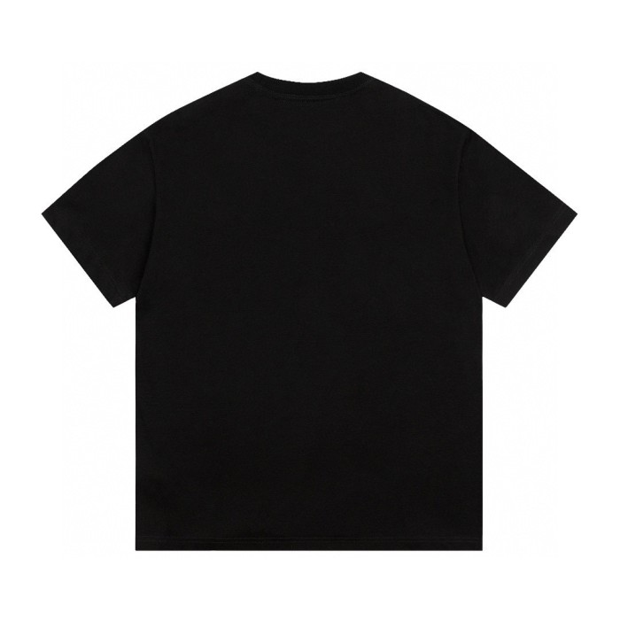 超奇跡の入荷☆ クロムハーツ コピーおすすめ 限定白黒立体植毛クロスカジュアル半袖Tシャツ2色
