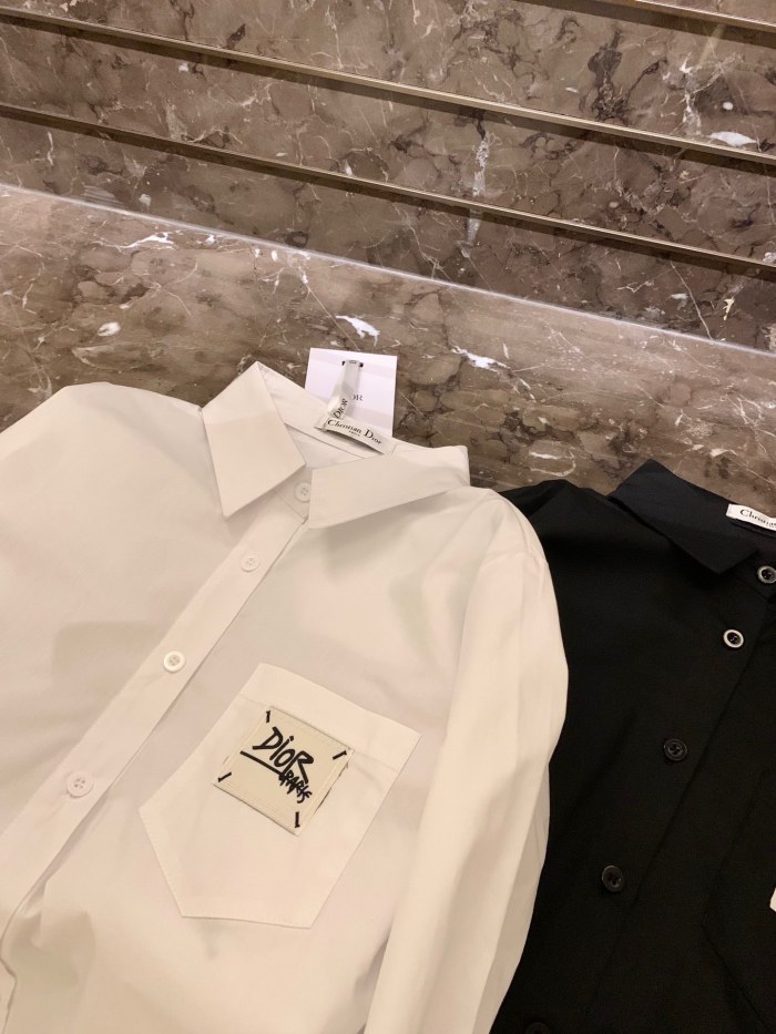 【限定】ディオール 激安偽物 24 SS早春新作重工刺繍シャツ