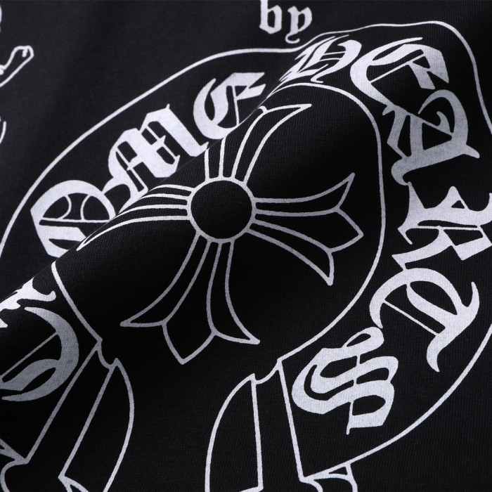 稀少 クロムハーツ コピーおすすめ 2024新作スカルヘッドレトロ半袖Tシャツ