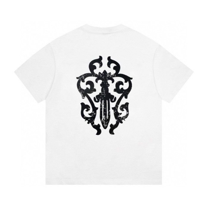 一目惚れ♪ クロムハーツ コピー 限定ブラック大宝剣カジュアル半袖Tシャツ