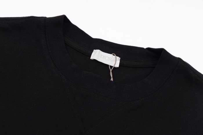 日本未入荷 ディオール コピー 24ssフラワーツイード刺繍半袖Tシャツ