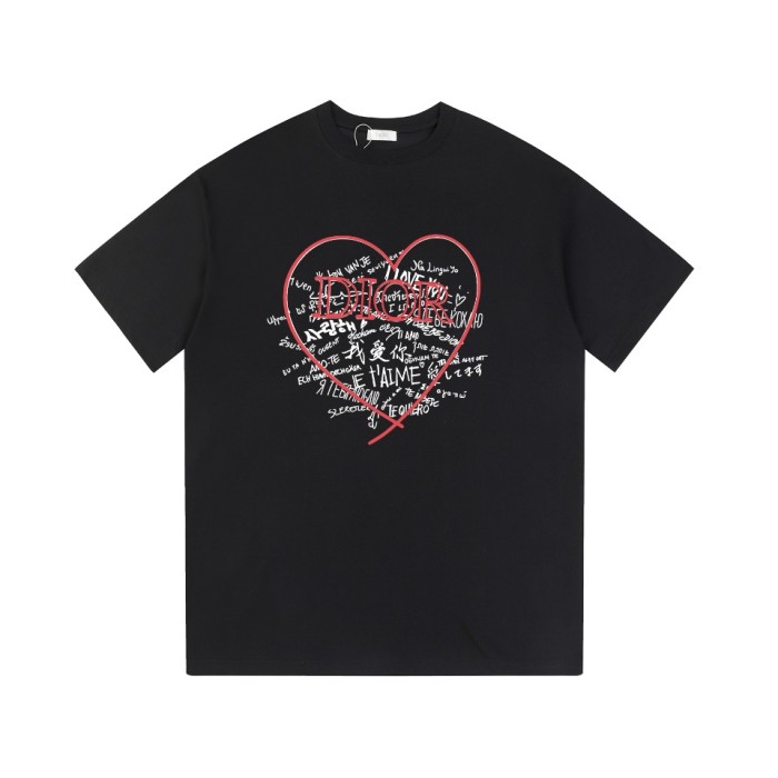 追跡付 ディオール 激安偽物 24 ssコーナー同丸首半袖Tシャツ
