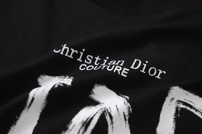 新作 ディオール 激安偽物 24ssフラワーツイード刺繍半袖Tシャツ
