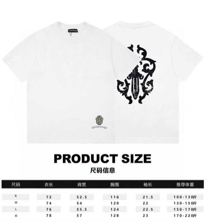 一目惚れ♪ クロムハーツ コピー 限定ブラック大宝剣カジュアル半袖Tシャツ