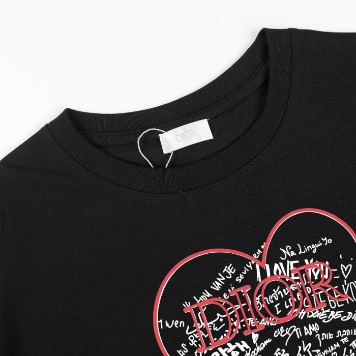 追跡付 ディオール 激安偽物 24 ssコーナー同丸首半袖Tシャツ