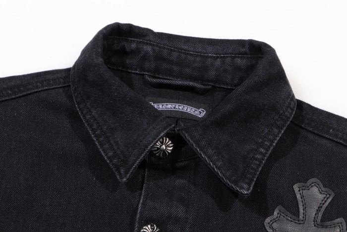 超奇跡の入荷☆ クロムハーツ 激安通販 24ssデニムクロスコーデュロイ白黒ジャケットデニムジャケット