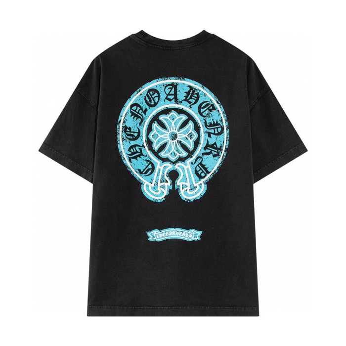 使い勝手良し クロムハーツ 激安通販 2024蛍光グラデーションロゴ半袖Tシャツ
