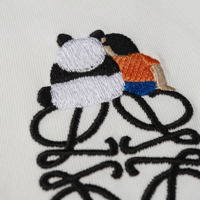 超話題! ロエベ 激安通販 万針刺繍プリントプロセス半袖