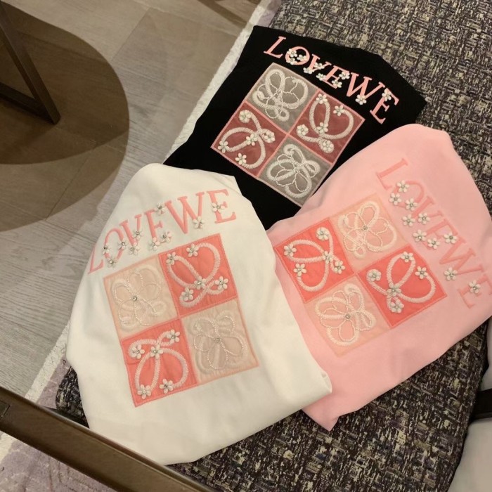 超奇跡の入荷☆ ロエベ コピーおすすめ 重工ビーズ半袖