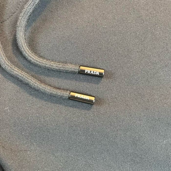 ★超人気 プラダ n級品 の新作コットンドローコードメンズナイロンポケット貼付クラシック三角ロゴスポーツカジュアルパンツ