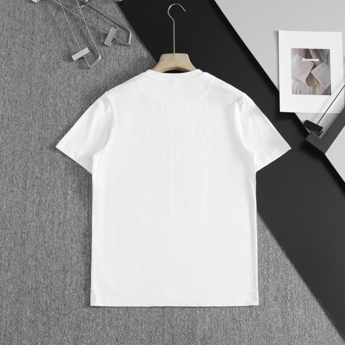 超話題! ロエベ n級品 2024新作ロエベLOEWE立体刺繍クラシックロゴメンズ丸首半袖Tシャツ2色