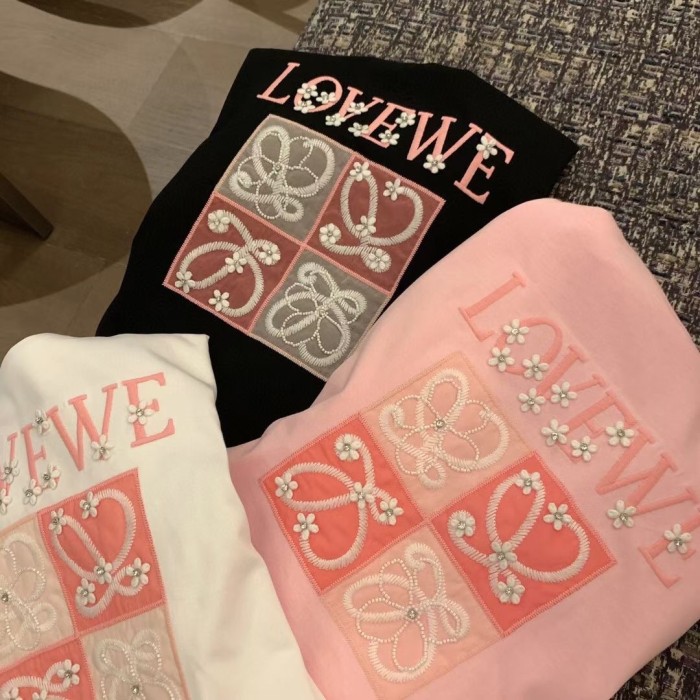 超奇跡の入荷☆ ロエベ コピーおすすめ 重工ビーズ半袖