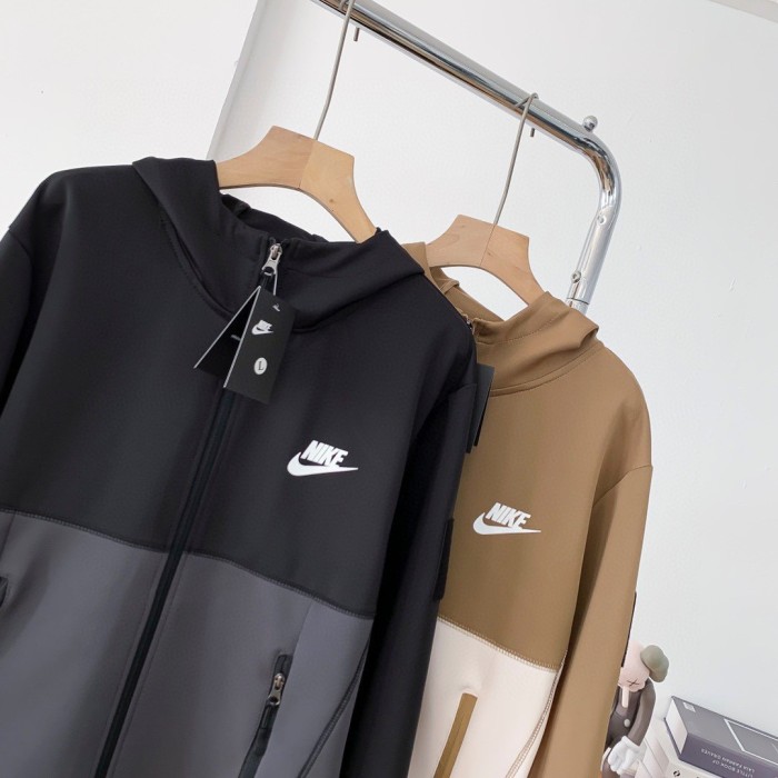 超奇跡の入荷☆ ナイキ 激安偽物 のパッチワークカラーキャップジャケット2色