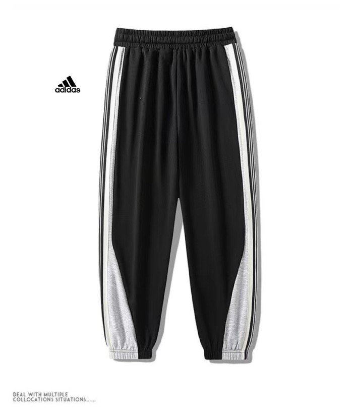 追跡付 アディダス 偽物通販 定番の三本棒ストレートスポーツパンツカジュアルパンツロングパンツ2色
