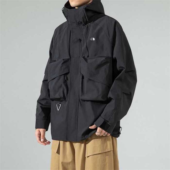 日本未入荷 ザノースフェイス 激安偽物 The North faceの春秋高品質山系重工カップルタイプの工装連帽コート3色