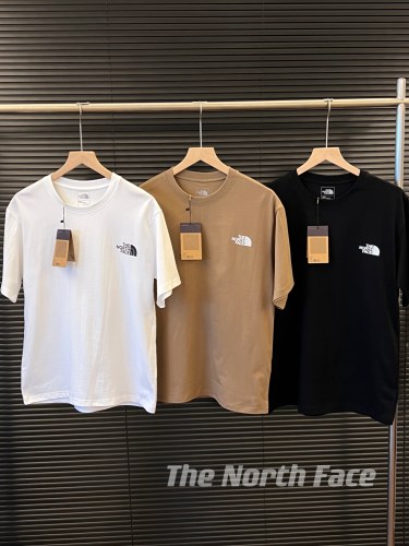 ★超人気 ザノースフェイス コピー TheNorthFace小標識ロゴカップルTシャツ3色