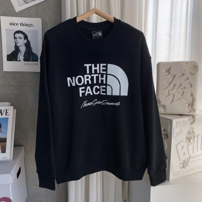 【限定】ザノースフェイス 激安偽物 TheNorthFace丸首麻綿100%綿大モーグル長袖衛衣秋冬2色