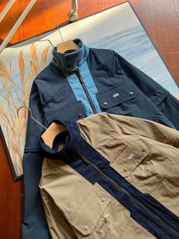【限定】ザノースフェイス n級品 The North faceカジュアルデニムシャツジャケット2色
