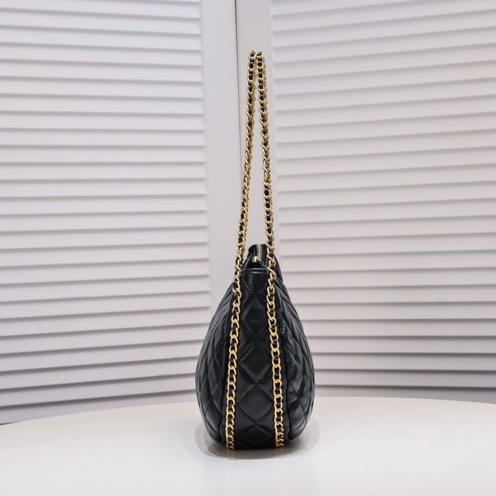 追跡付 シャネルn級品 Chanel 月牙バッグ Hobo手首バッグ