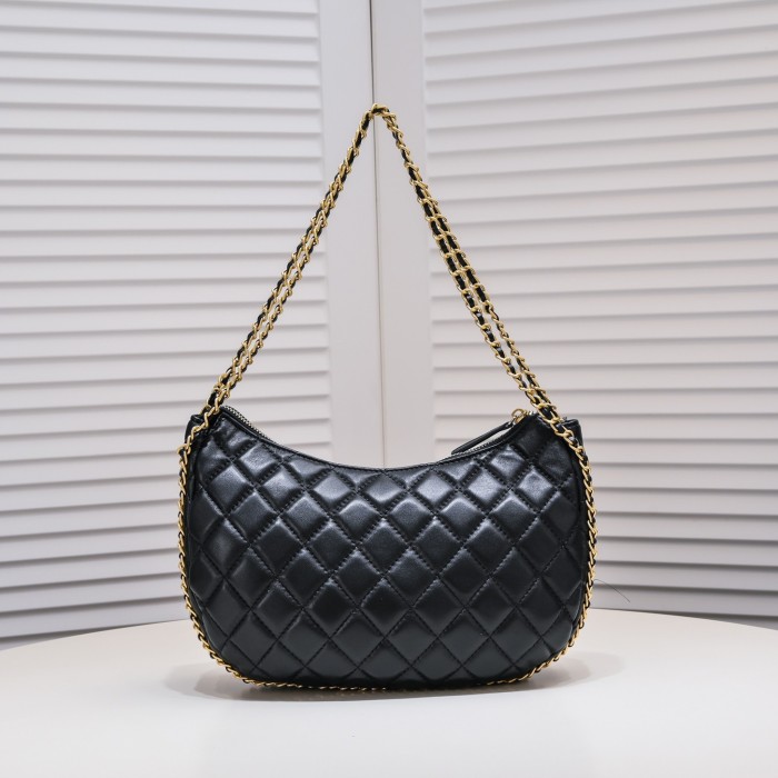 追跡付 シャネルn級品 Chanel 月牙バッグ Hobo手首バッグ