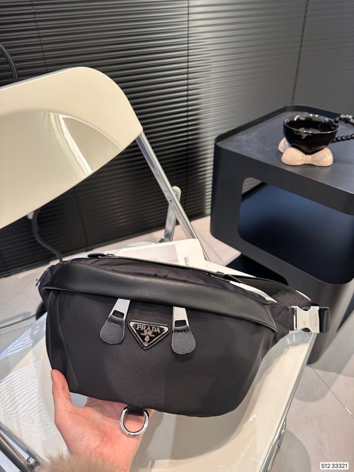 高品質 プラダ コピー PRADA ナイロンウエストバッグ胸バッグ