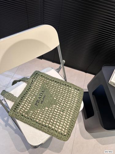 高品質 プラダ スーパーコピー PRADA 編み 春夏の新しいトートバッグ