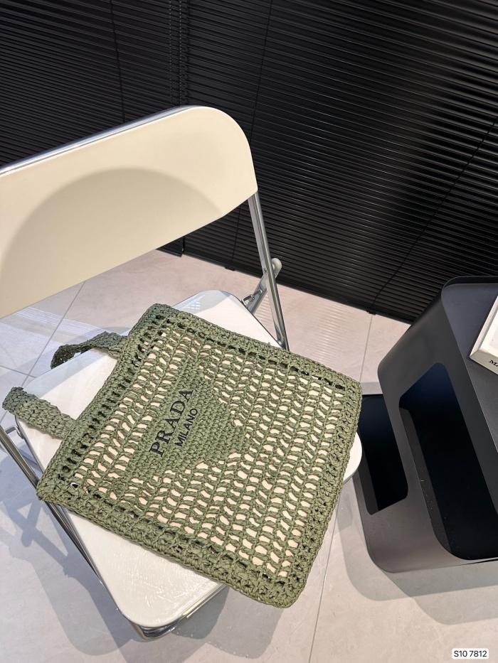 高品質 プラダ スーパーコピー PRADA 編み 春夏の新しいトートバッグ