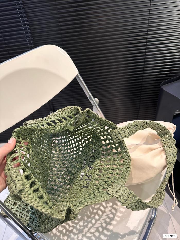 高品質 プラダ スーパーコピー PRADA 編み 春夏の新しいトートバッグ