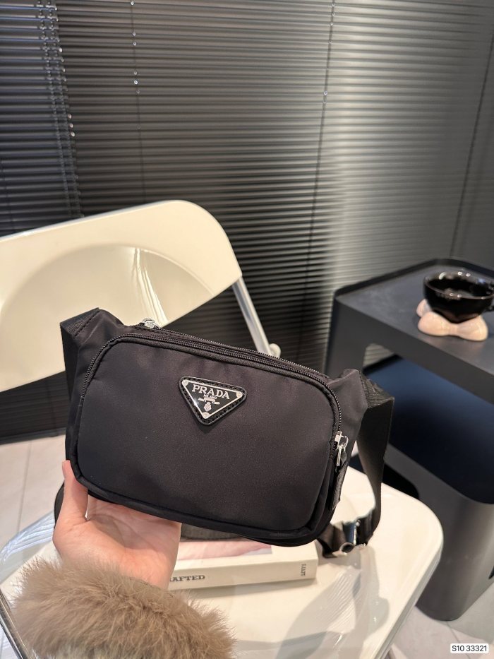 入手困難 プラダ 偽物通販 PRADA ナイロンウエストバッグ胸バッグ