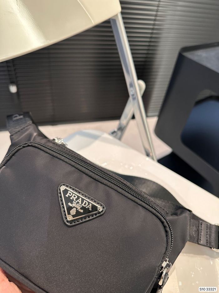 入手困難 プラダ 偽物通販 PRADA ナイロンウエストバッグ胸バッグ