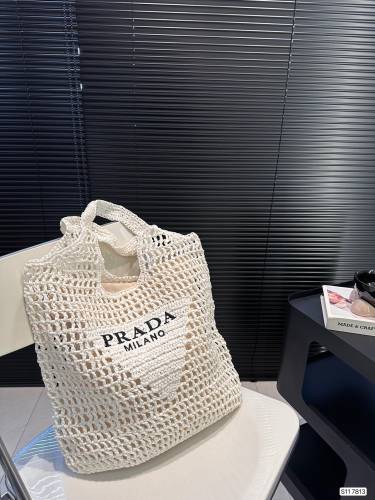 ★超人気 プラダ n級品 PRADA 編み 春夏の新しいトートバッグ