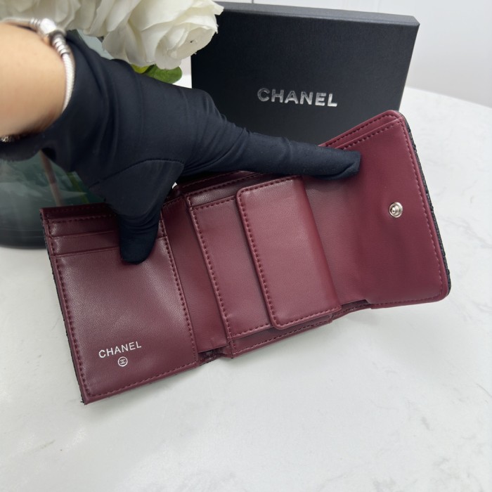 稀少 シャネル n級品 短財布