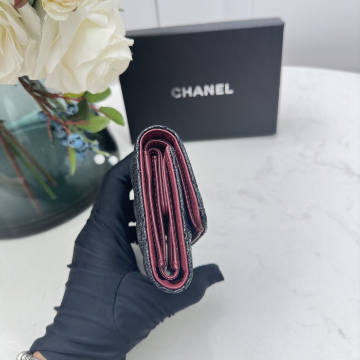 稀少 シャネル n級品 短財布