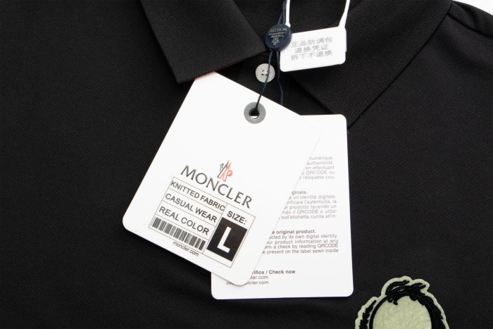 超話題! モンクレール コピー 2024夏の新しい高品質のラペル半袖ポロシャツ、
