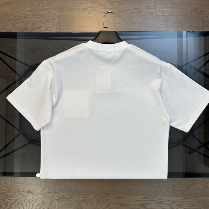 新作 モンクレール n級品 2024新しい刺繍大きなロゴロゴ半袖Tシャツ2色