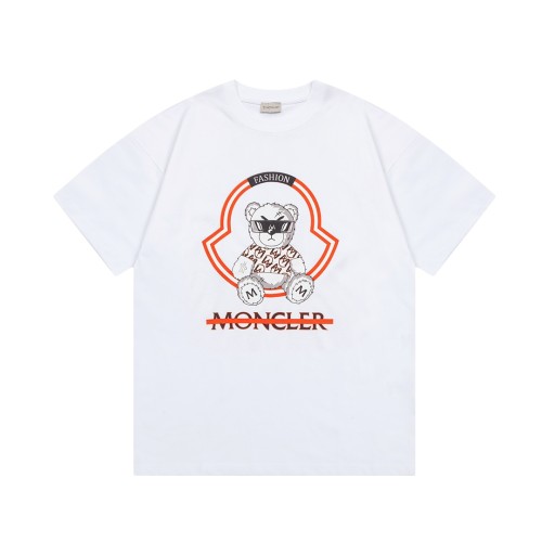 稀少 モンクレール n級品 オリジナルファブリック オフィシャル半袖Tシャツ