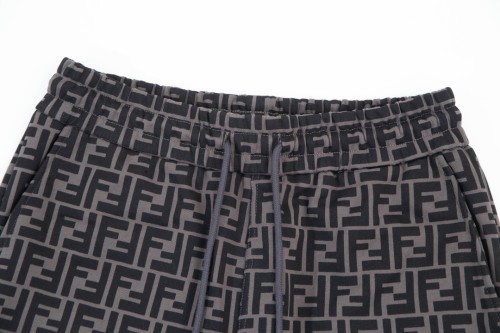 超奇跡の入荷☆ フェンディ コピーおすすめ ダブルFFフルフラワーLoGOロゴパンツ