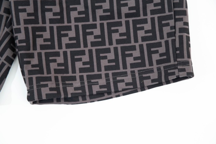 超奇跡の入荷☆ フェンディ コピーおすすめ ダブルFFフルフラワーLoGOロゴパンツ
