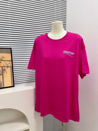 超奇跡の入荷☆ バレンシアガ 激安通販 プラムカラー オーシャンウェーブTシャツ