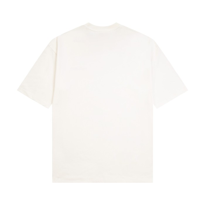 累積売上総額第１位！シャネル 激安偽物 ロゴ入りラウンドネック半袖Tシャツ
