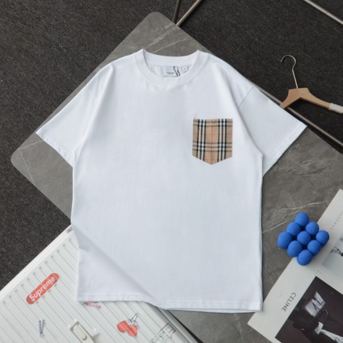 【限定】バーバリー 激安偽物 カジュアルなラウンドネック半袖Tシャツ