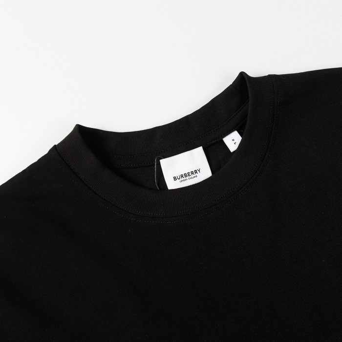 使い勝手良し バーバリー 偽物通販 刺繍コットン半袖Tシャツ