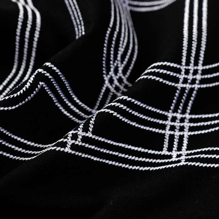 新作 バーバリー 激安偽物 クラシックマイクロラベルニット刺繍コットン半袖Tシャツ